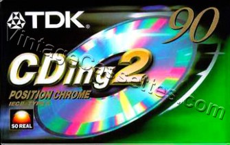 TDK TDK CDing-2 "EC" 2001–05 Type II Cassette Tape