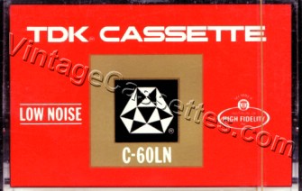 TDK TDK LN c-60 Type I 1972–73 Type I Cassette Tape
