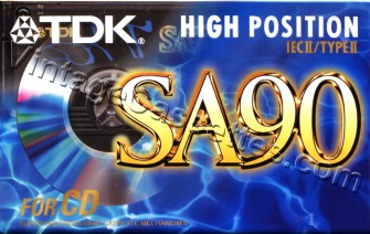 TDK TDK SA "EB" 1997–01 Type II Cassette Tape