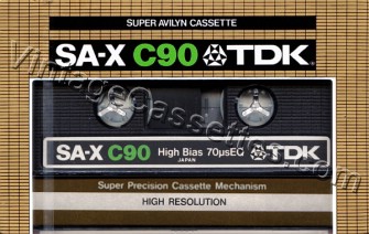 TDK TDK SA-X 1979–81 Type II Cassette Tape