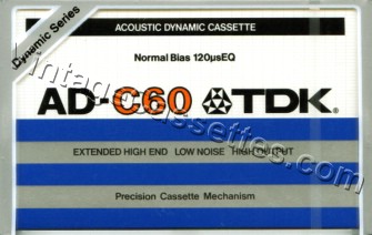 TDK TDK AD 1979–81 Type I Cassette Tape