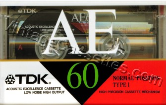 TDK TDK AE "R" 1994–95 Type I Cassette Tape
