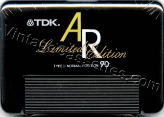 TDK TDK AR Limited Black 1988–89 Type I Cassette Tape