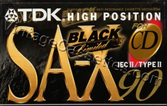 TDK TDK SA-X Limited 1995–97 Type II Cassette Tape