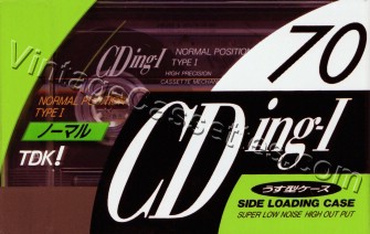 TDK TDK CDing-I "R" 1992–93 Type I Cassette Tape