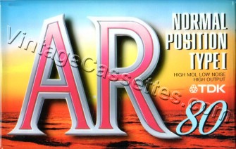 TDK TDK AR "F" 1994–95 Type I Cassette Tape