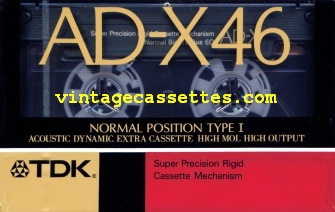 TDK TDK AD-X 1989 Type I Cassette Tape