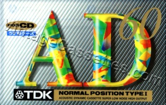 TDK TDK AD "F" 1994–95 Type I Cassette Tape