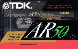 TDK TDK AR "ES" 1992–95 Type I Cassette Tape