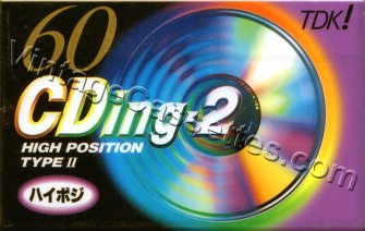TDK TDK CDing-2 "G" 1996 Type II Cassette Tape