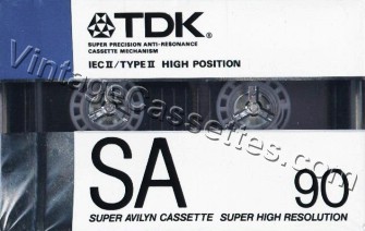 TDK TDK SA 1988–89 Type II Cassette Tape