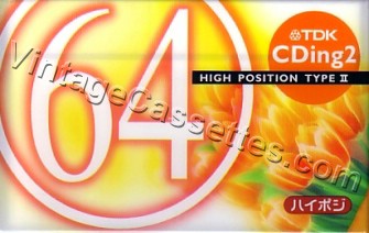 TDK TDK CDing-2 "L" 2000–01 Type II Cassette Tape