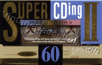TDK TDK Super CDing-II 1993–94 Type II Cassette Tape
