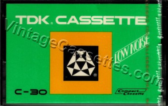 TDK TDK LN c-30 1970–71 Type I Cassette Tape