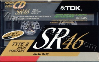 TDK TDK SR "M" 1990–91 Type II Cassette Tape