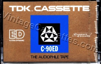 TDK TDK ED c-90 1972–73 Type I Cassette Tape