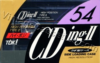 TDK TDK CDing-II "R" 1992–93 Type II Cassette Tape