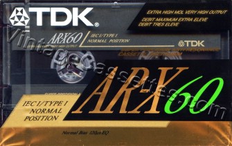 TDK TDK AR-X 1990 Type I Cassette Tape