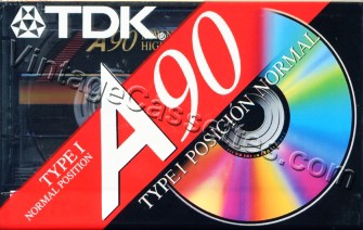 TDK TDK A 1992–97 Type I Cassette Tape