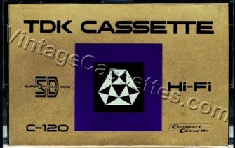 TDK TDK SD c-120 1968–70 Type I Cassette Tape