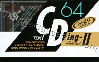 TDK TDK CDing-II 1989 Type II Cassette Tape