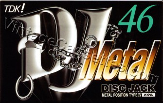 TDK TDK DJ Metal "S" 1997 Type IV Cassette Tape