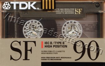 TDK TDK SF "SE" 1990–91 Type II Cassette Tape