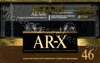 TDK TDK AR-X "M" 1990–91 Type I Cassette Tape