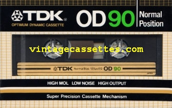 TDK TDK OD 1982–83 Type I Cassette Tape