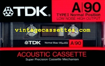 TDK TDK D Type I South American Market 1985–86 Type I Cassette Tape