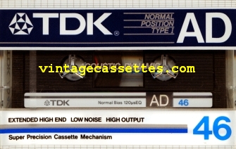 TDK TDK AD 1984 Type I Cassette Tape