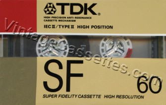 TDK TDK SD 1988–89 Type II Cassette Tape