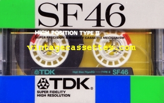 TDK TDK SF 1987–88 Type II Cassette Tape