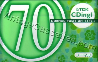 TDK TDK CDing-1 "L" 2000–01 Type I Cassette Tape