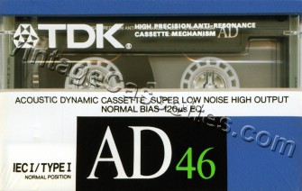 TDK TDK AD 1988–89 Type I Cassette Tape