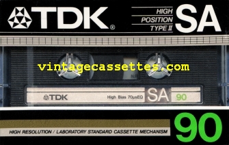 TDK TDK SA Type II Cassette Tape