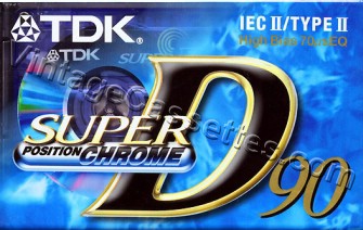 TDK TDK Super D "EB" 1997–01 Type II Cassette Tape