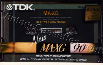 TDK TDK MA-XG 1990 Type IV Cassette Tape