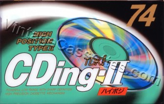 TDK TDK CDing-II "F" 1994–95 Type II Cassette Tape