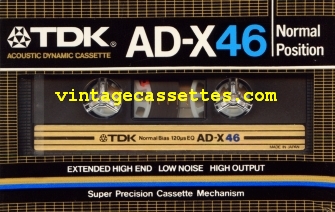 TDK TDK AD-X 1984 Type I Cassette Tape