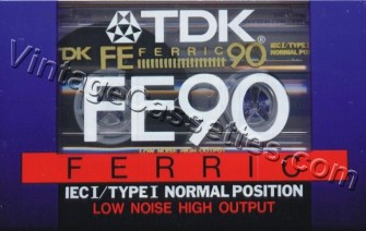 TDK TDK FE "EB" 1997–01 Type I Cassette Tape