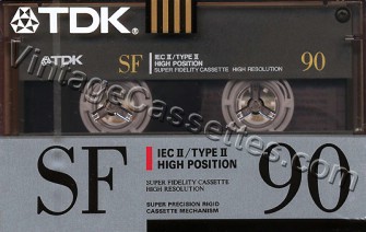 TDK TDK SF "SE" 1990–91 Type II Cassette Tape