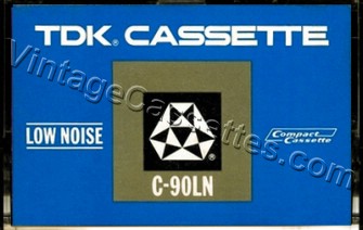 TDK TDK LN c-90 1972–73 Type I Cassette Tape