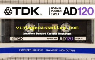 TDK TDK AD 1984–85 Type I Cassette Tape