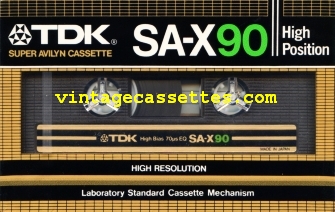 TDK TDK SA-X Type II 1982–84 Type II Cassette Tape