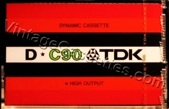 TDK TDK D 1973–74 Type I Cassette Tape
