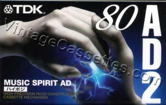 TDK TDK AD2 "S" 1997 Type II Cassette Tape