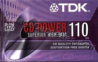 TDK TDK CD Power 2003–05 Type II Cassette Tape