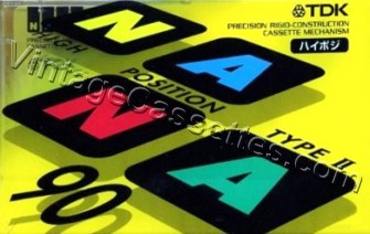 TDK TDK NANA 90 2000–01 Type II Cassette Tape