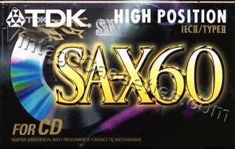 TDK TDK SA-X "EB" 1997–01 Type II Cassette Tape